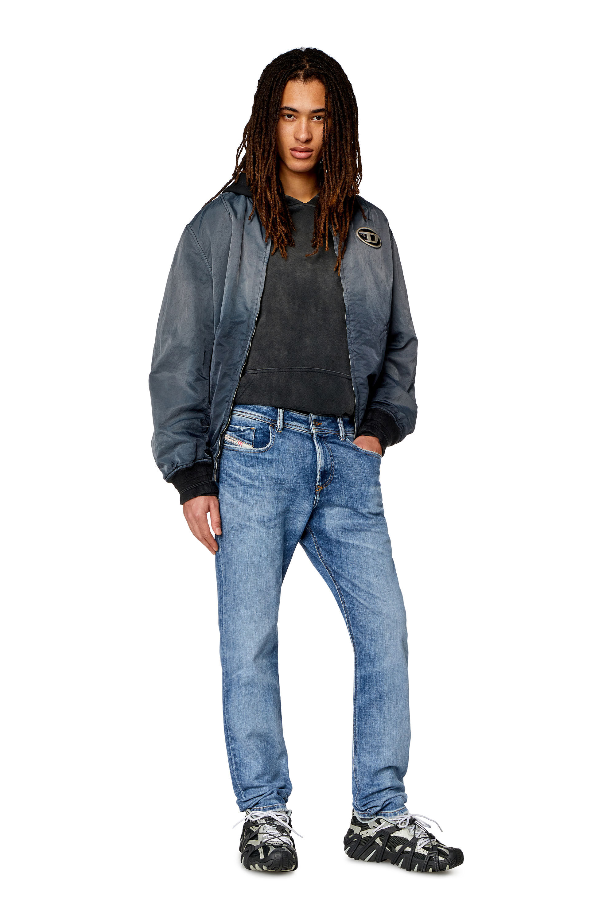Diesel - Man's Skinny Jeans 1979 Sleenker 09H68, Medium blue - 1