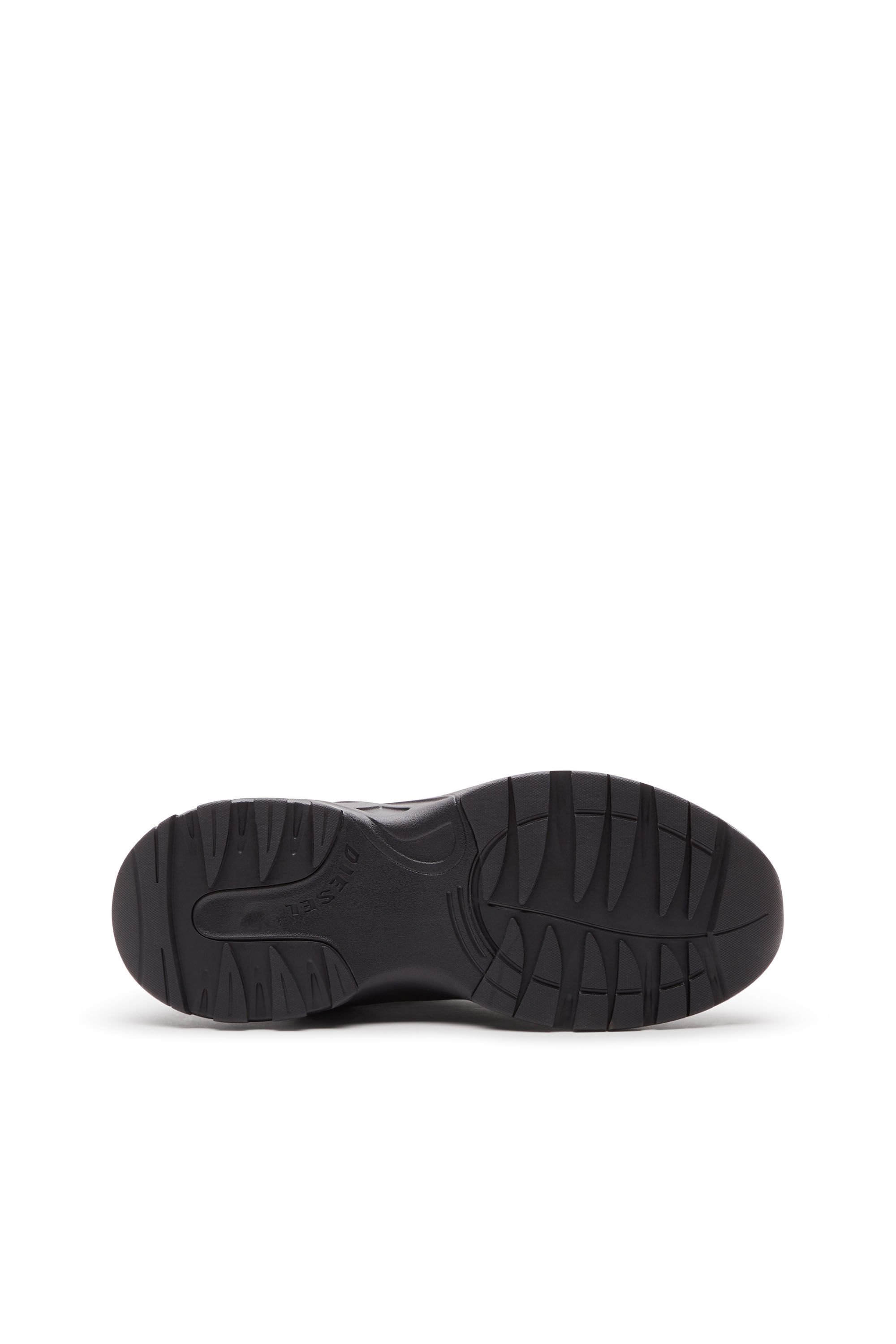 Diesel - S-D-RUNNER X, Unisex's S-D-Runner X-Slip-on sneakers with matte Oval D instep in Black - 5