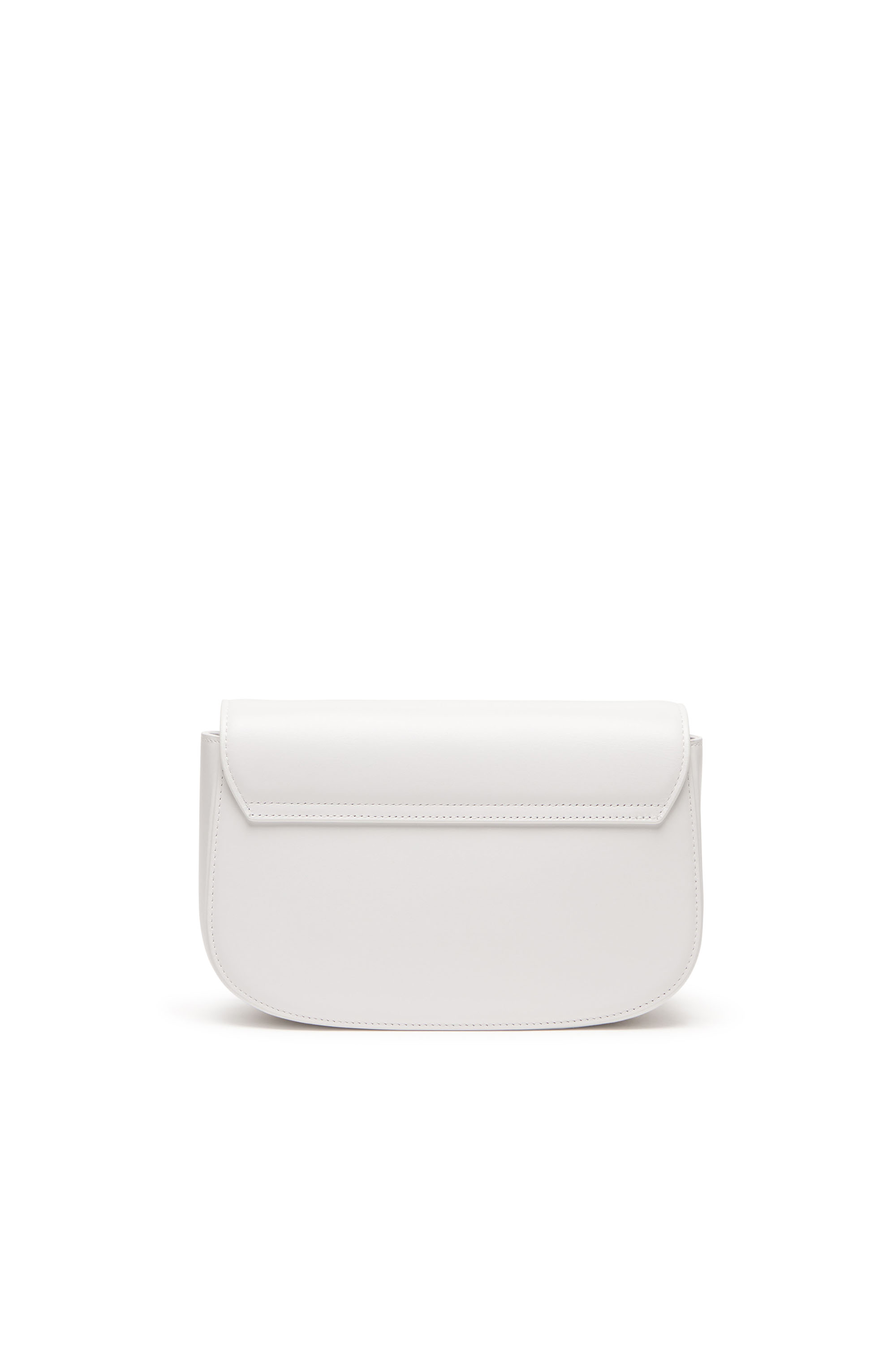 Diesel - 1DR M, Woman's 1DR M-Iconic medium shoulder bag in leather in White - 2