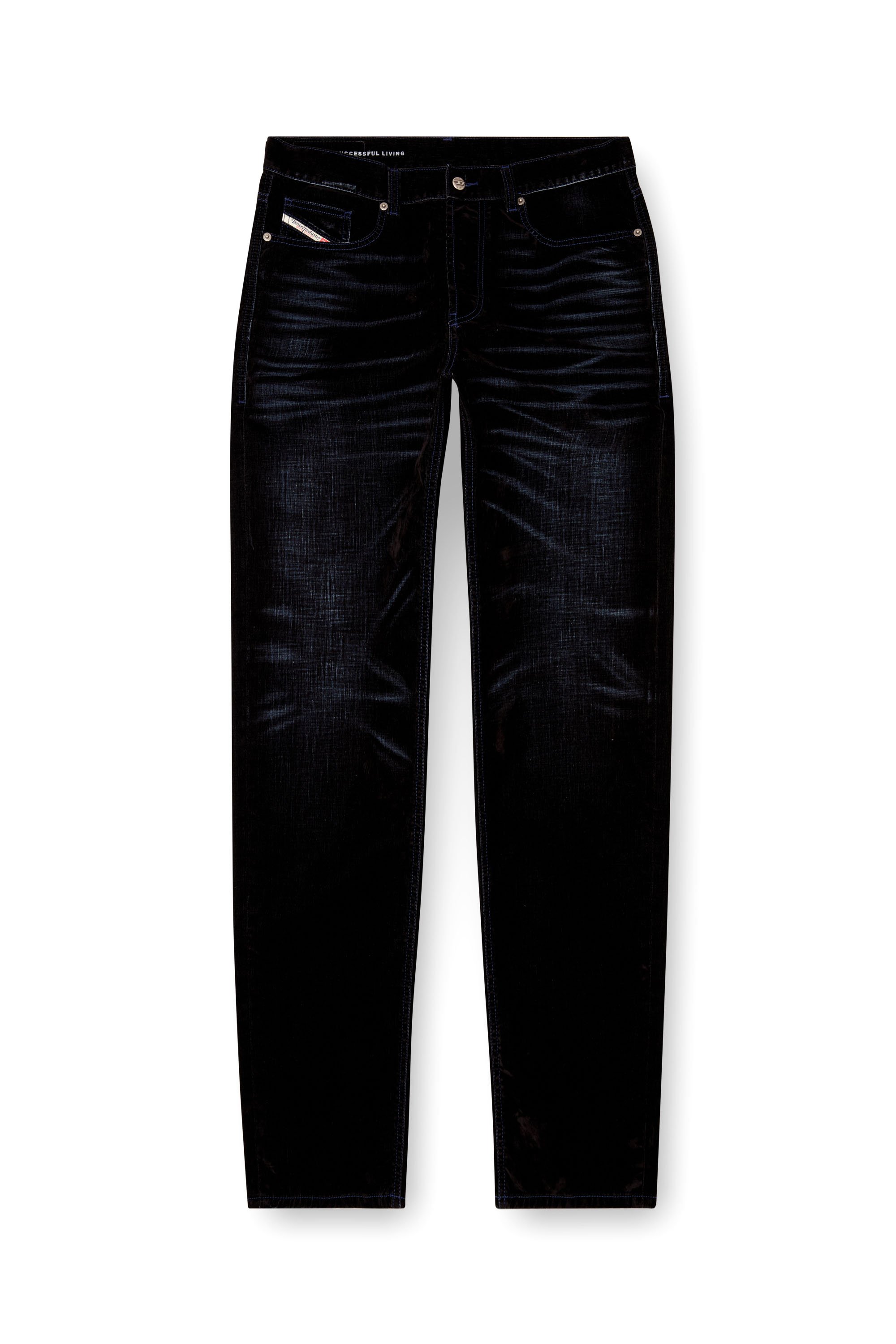 Diesel - Man's Regular Jeans 2024 D-Macs 068QY, Dark Blue - 3