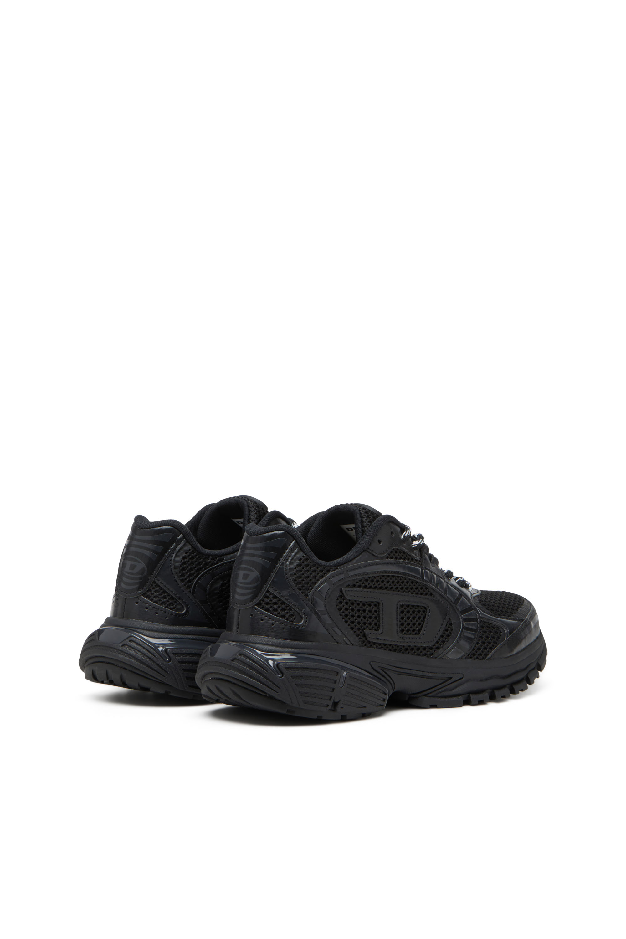 Diesel - S-PRO-V-DENSE LOW, Man's S-Pro-V-Dense-Mesh sneakers with Oval D logo in Black - 4